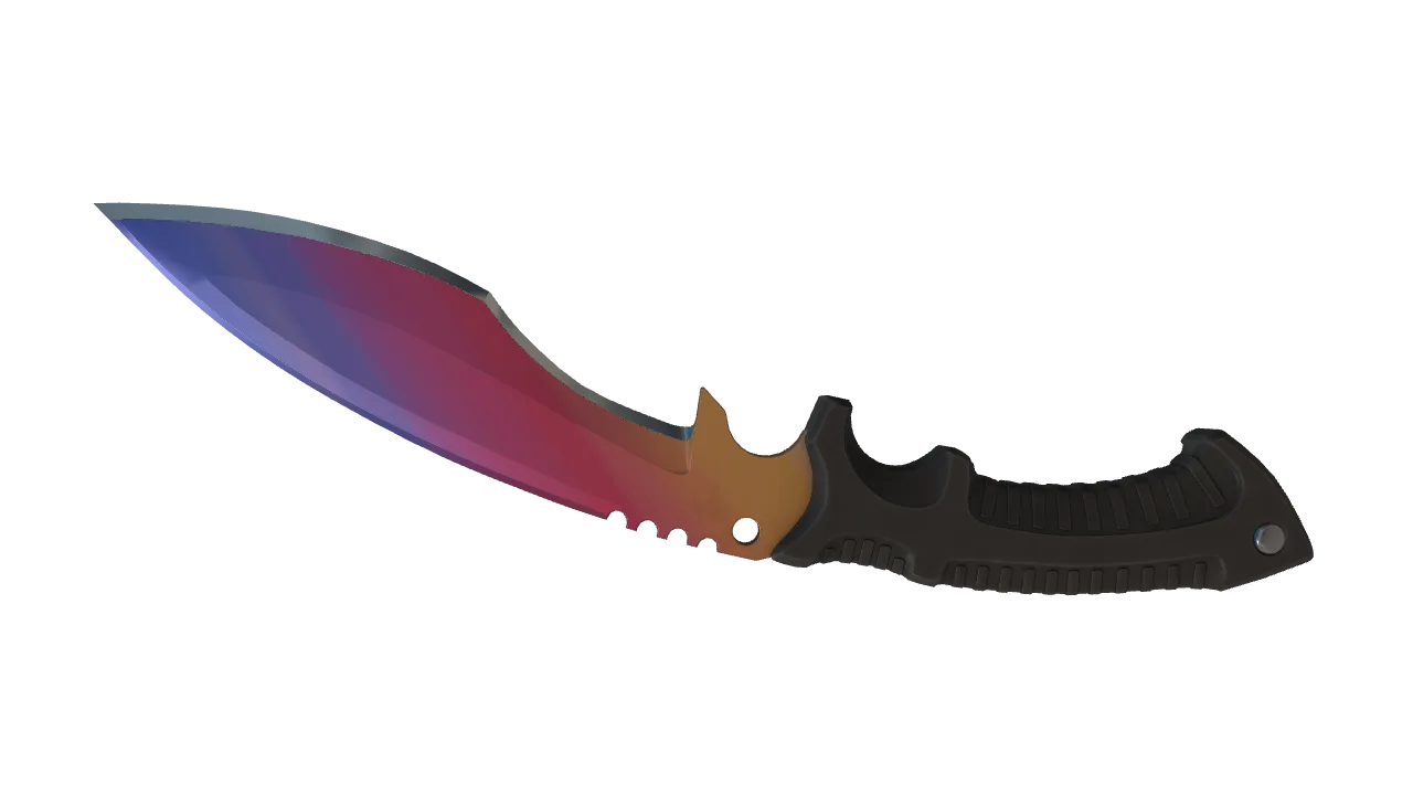 Kukri Knife | Fade seed #975, back
