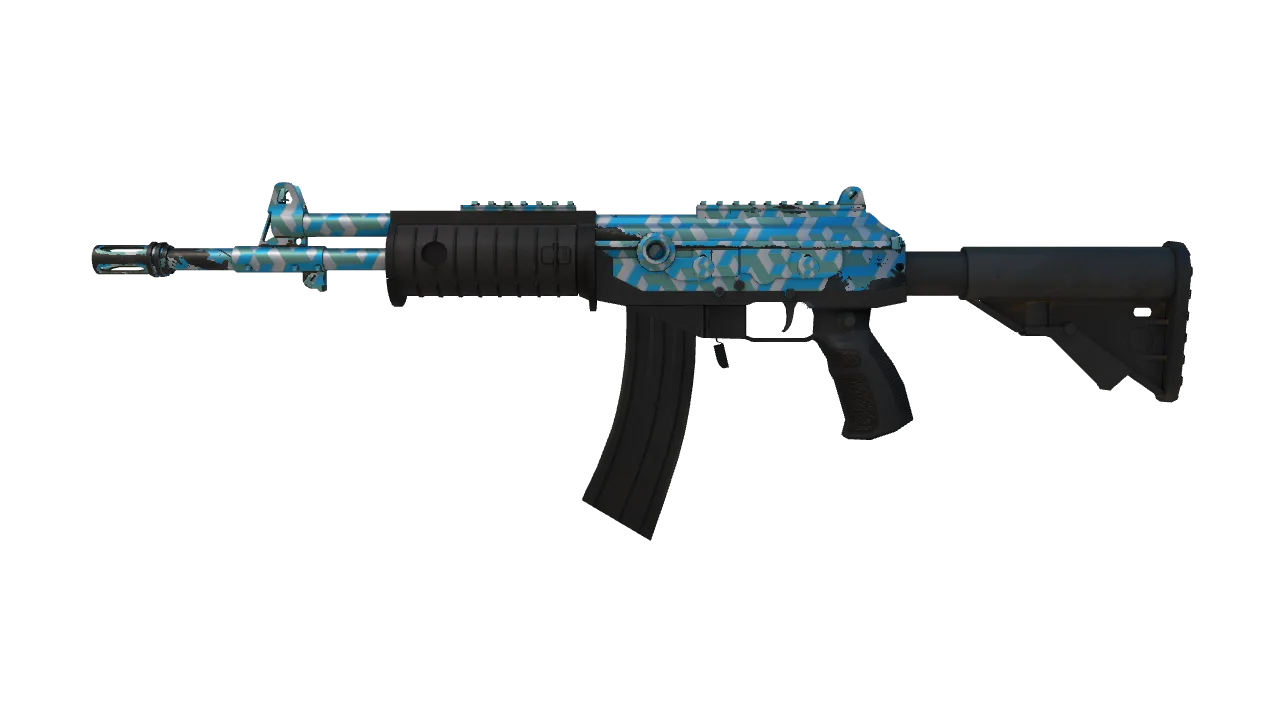 Souvenir Galil AR | Aqua Terrace (Minimal Wear) — Dust II light, front