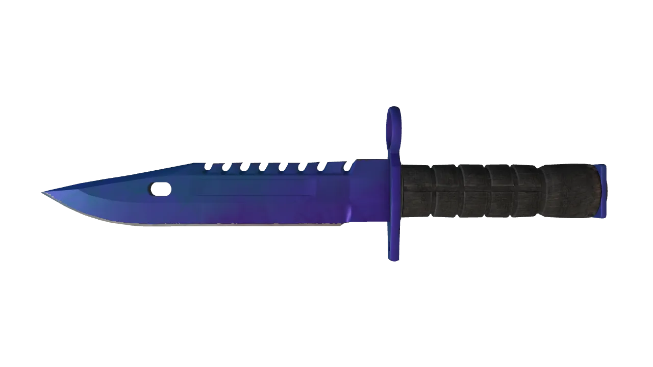 M9 Bayonet | Doppler (Sapphire) seed #256, front