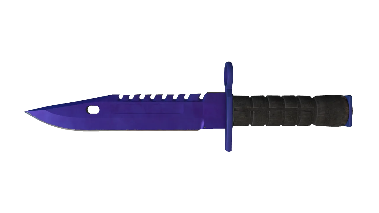 M9 Bayonet | Doppler (Sapphire) seed #777, front