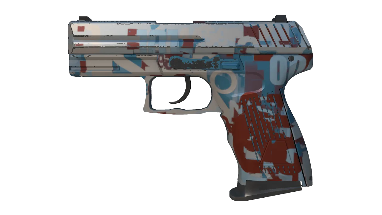 P2000 | Dispatch (Factory New) — Dust II light, front