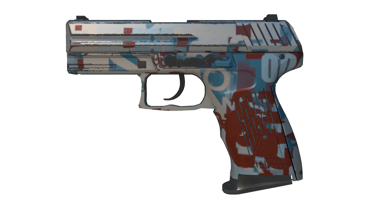 P2000 | Dispatch (Minimal Wear) — Dust II light, front