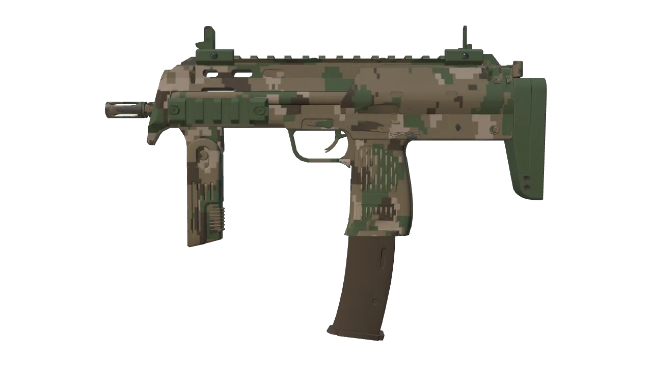 MP7 | Forest DDPAT (Factory New) — Dust II light, front
