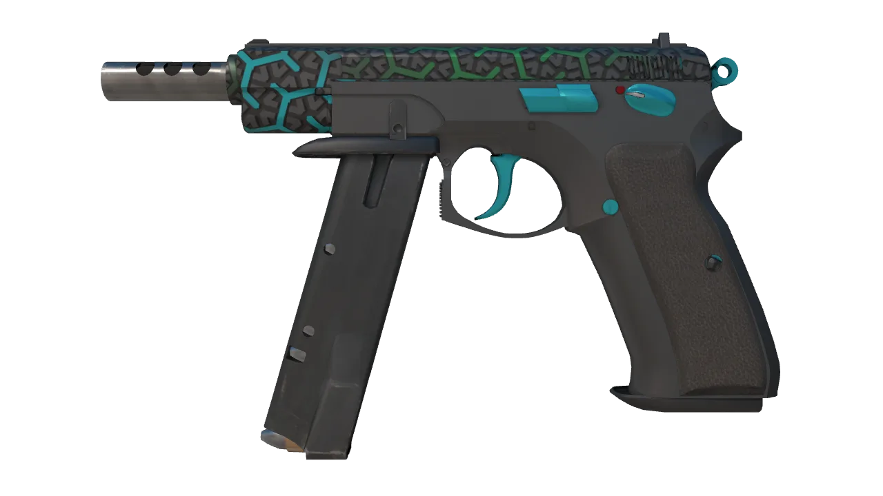 CZ75-Auto | Polymer (Factory New) — Dust II light, front