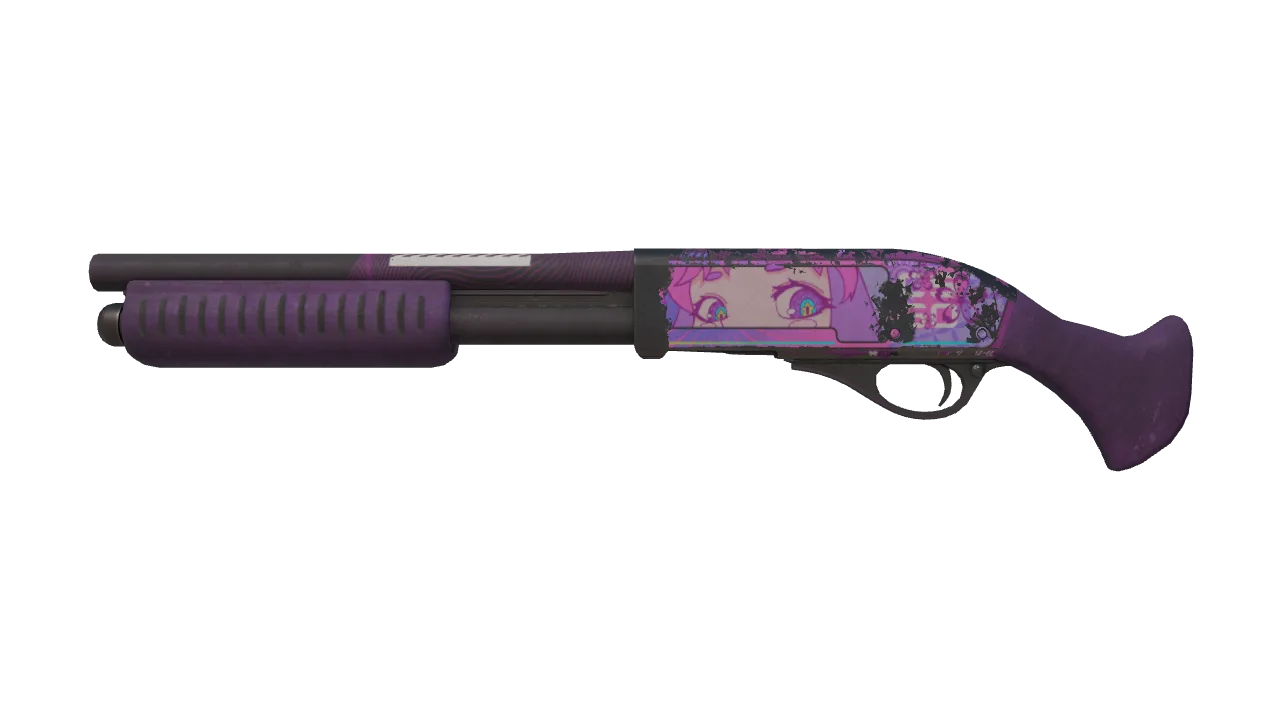 Sawed-Off | Kiss♥Love (Battle-Scarred) — Dust II light, front