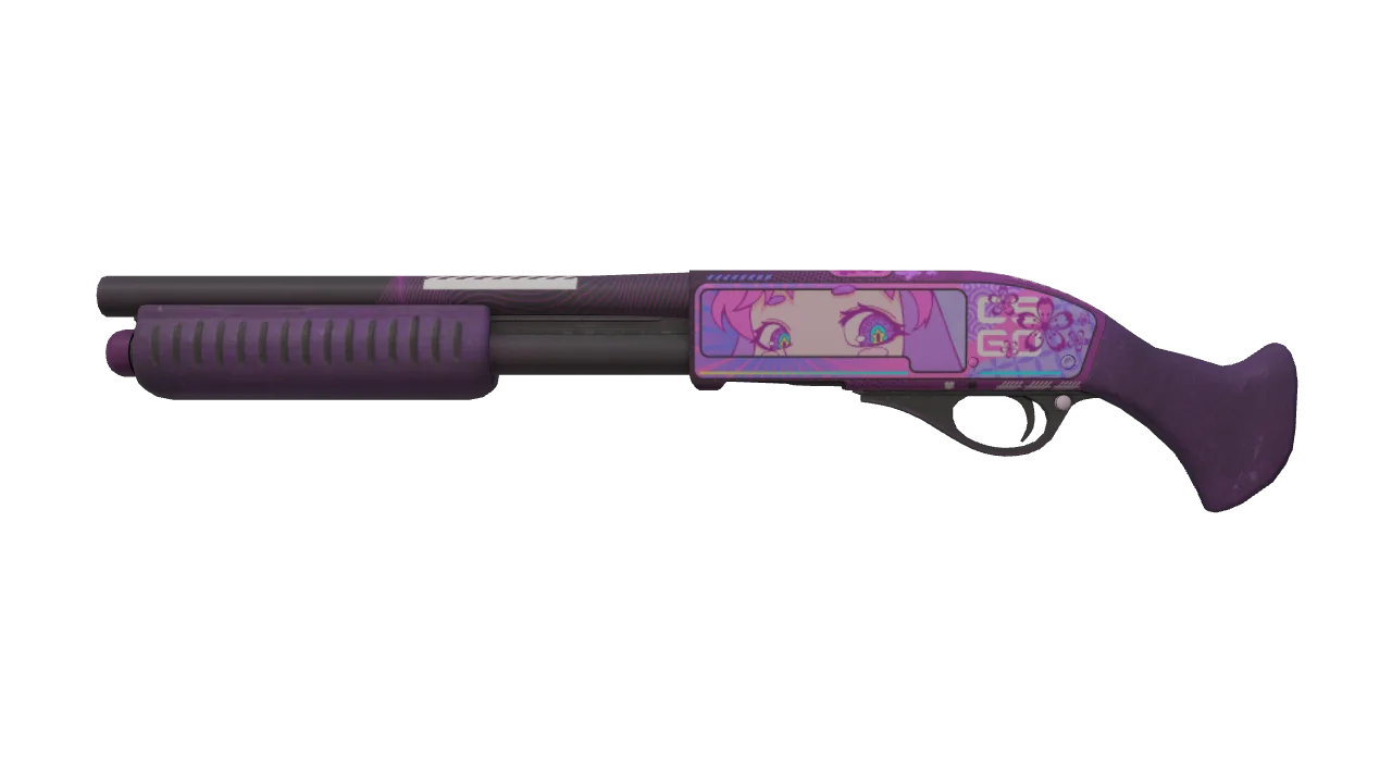 Sawed-Off | Kiss♥Love (Factory New) — Dust II light, front