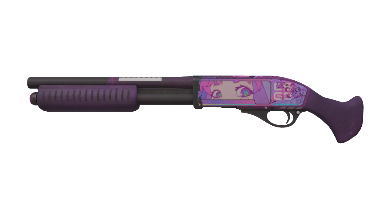 Sawed-Off | Kiss♥Love (Well-Worn) — Dust II light, front
