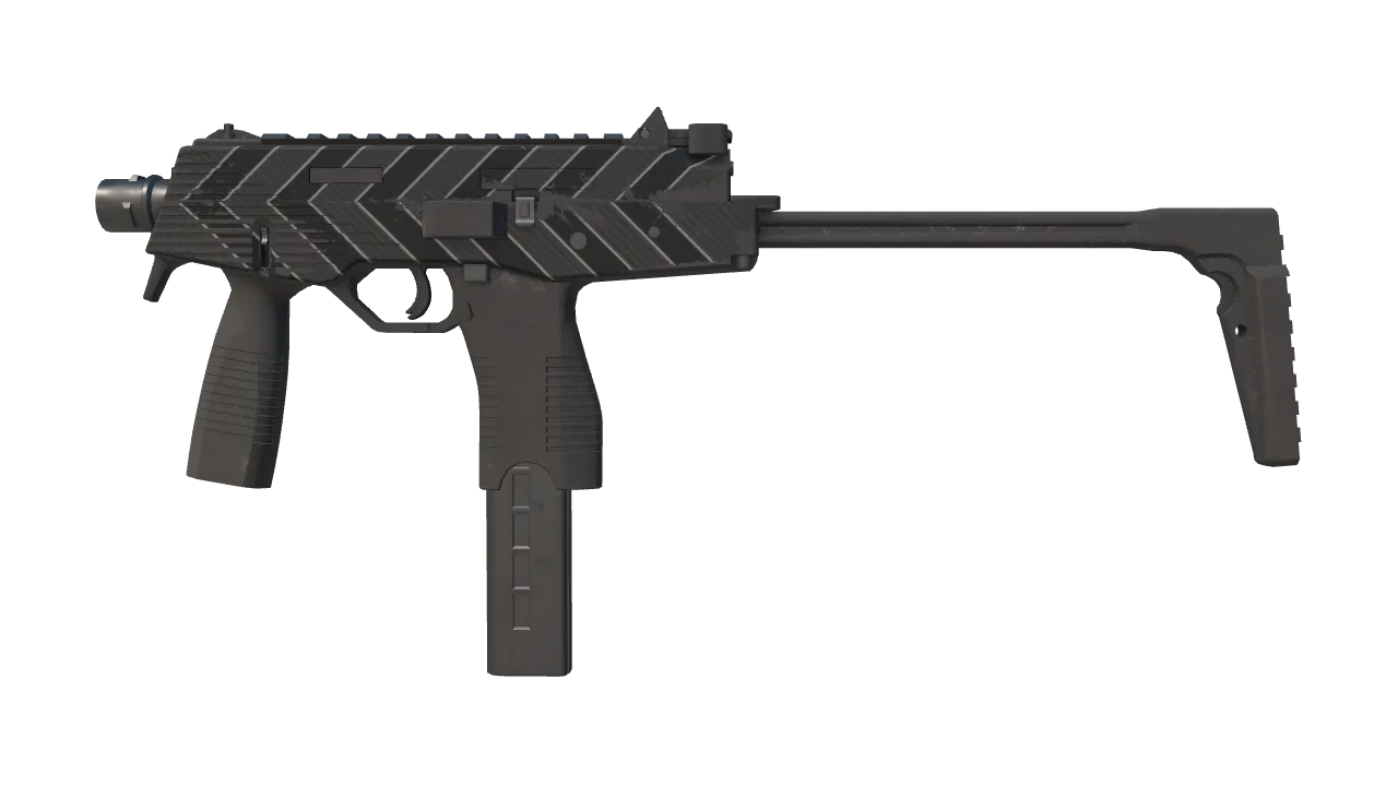MP9 | Dart (Field-Tested) — Dust II light, front