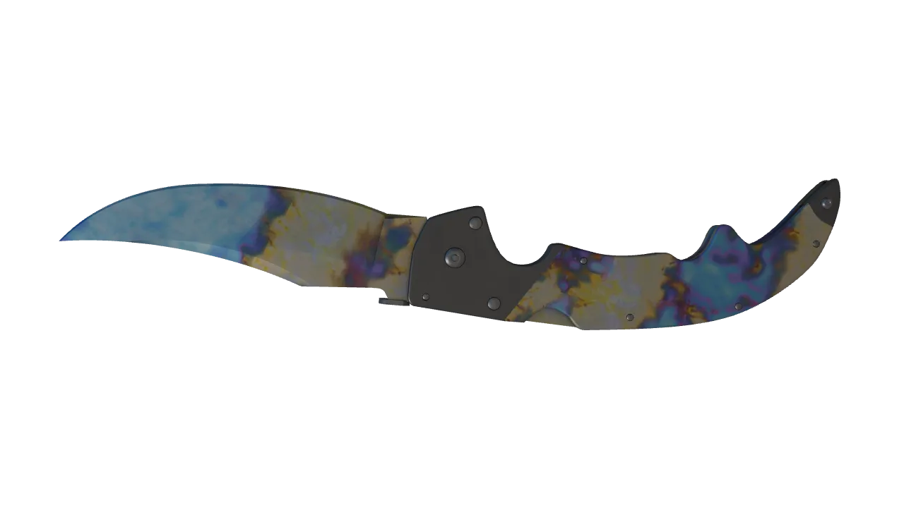Falchion Knife | Case Hardened seed #139, back