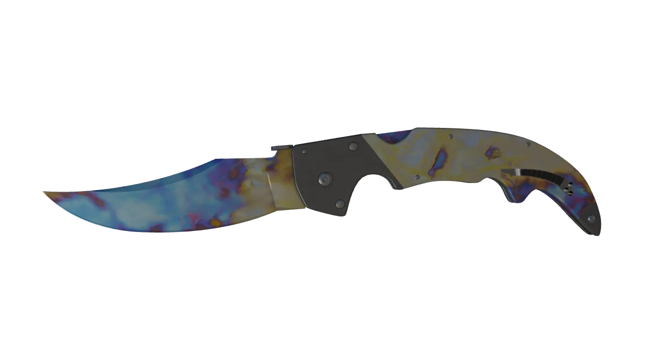 Falchion Knife | Case Hardened seed #20, front