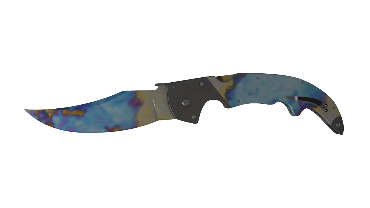 Falchion Knife | Case Hardened seed #262, front