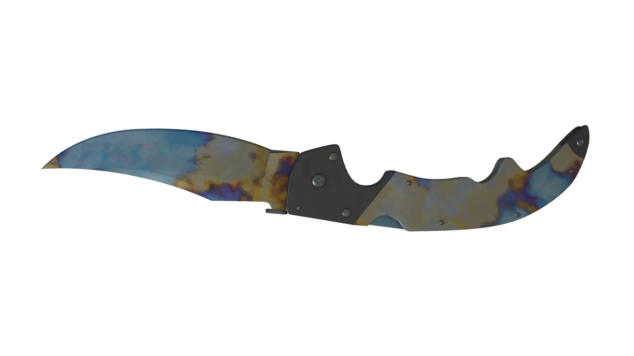 Falchion Knife | Case Hardened seed #269, back
