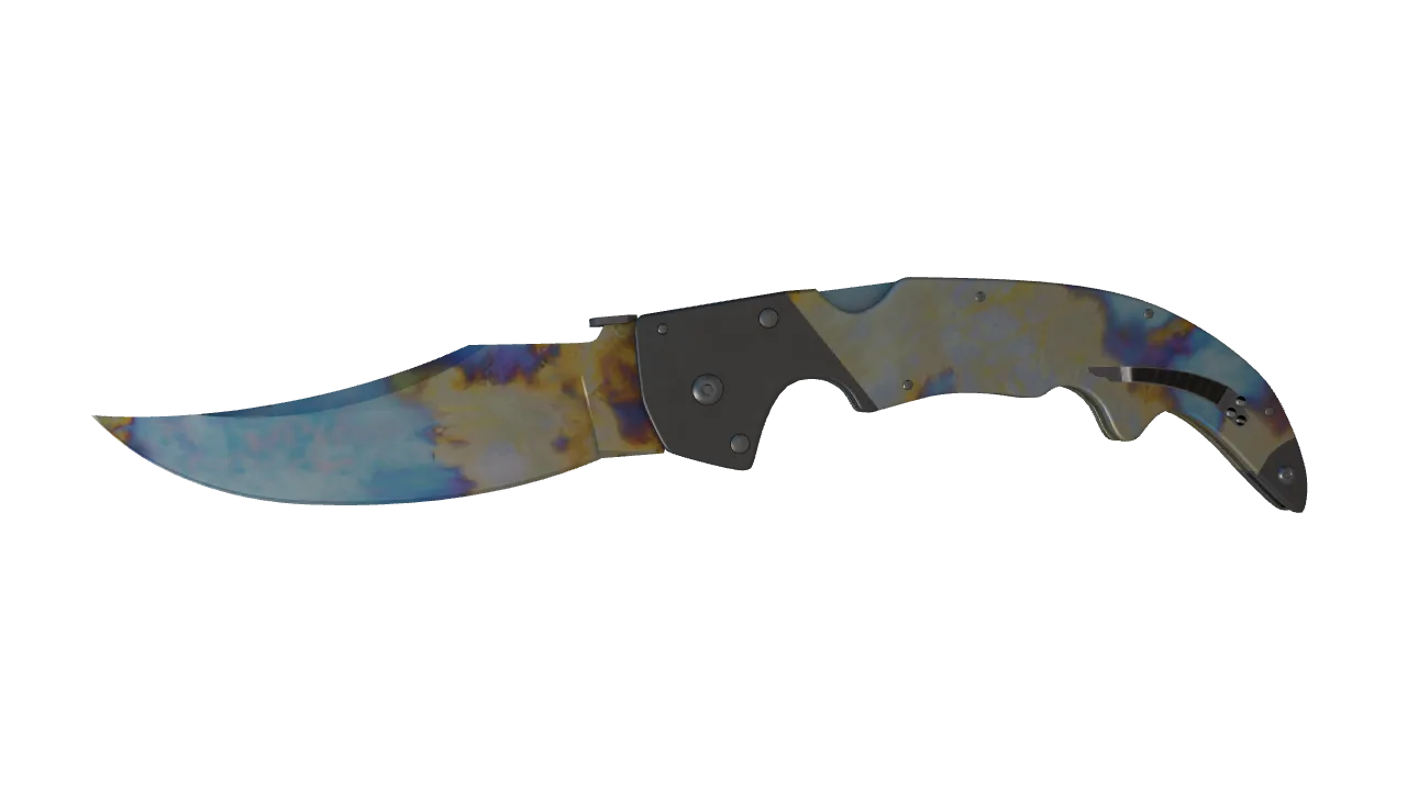 Falchion Knife | Case Hardened seed #269, front