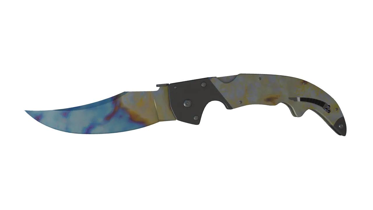 Falchion Knife | Case Hardened seed #322, front