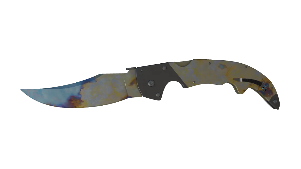 Falchion Knife | Case Hardened seed #622, front
