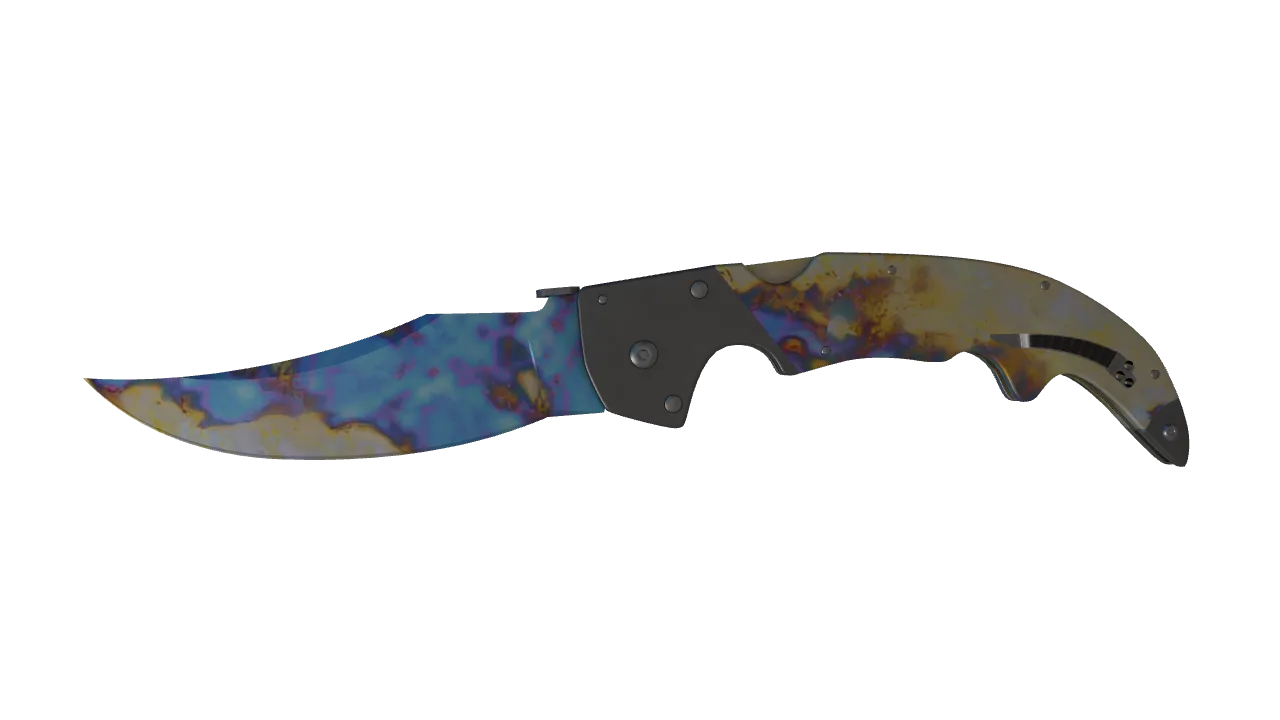 Falchion Knife | Case Hardened seed #682, front