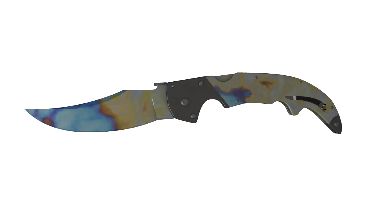 Falchion Knife | Case Hardened seed #82, front