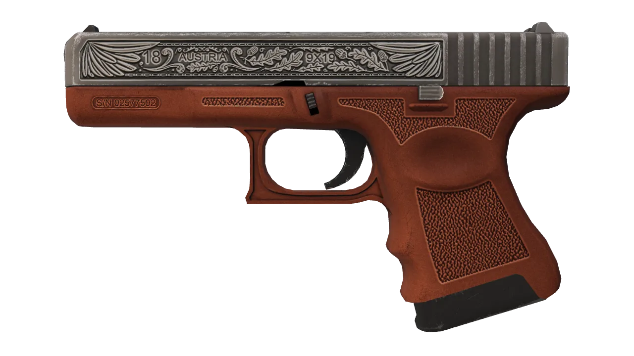 Souvenir Glock-18 | Royal Legion (Factory New) — Dust II light, front