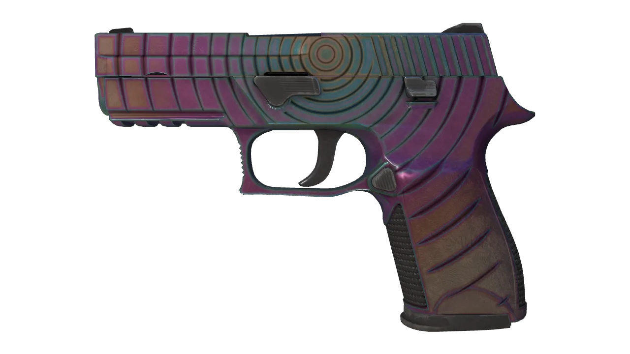 StatTrak™ P250 | Epicenter (Field-Tested) — Dust II light, front
