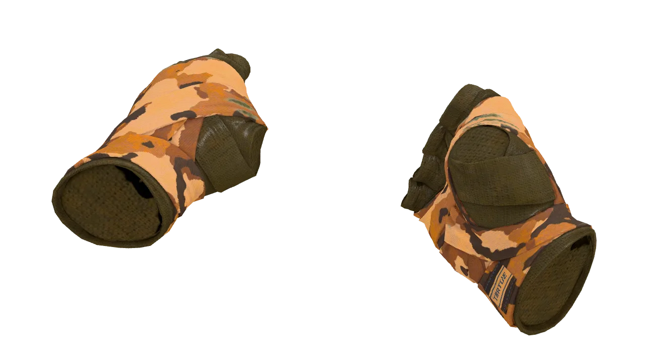 ★ Hand Wraps | Badlands (Minimal Wear) — Dust II light, front