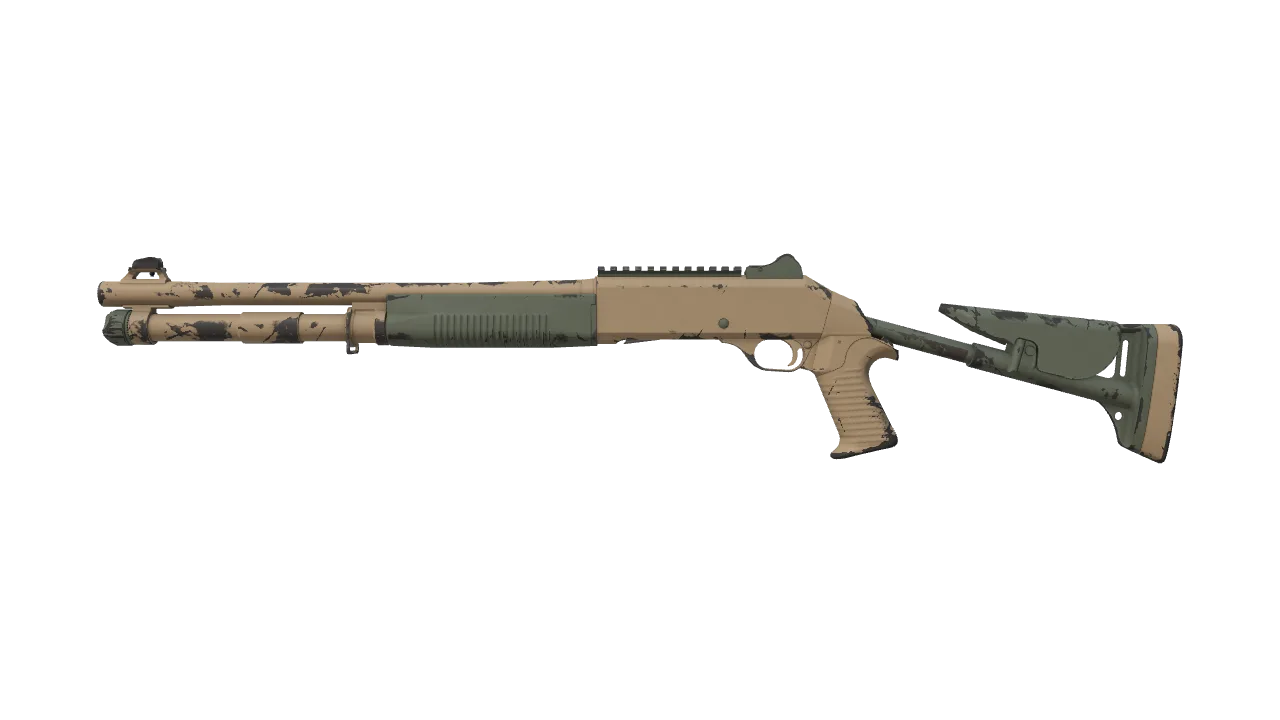 XM1014 | Grassland (Field-Tested) — Dust II light, front