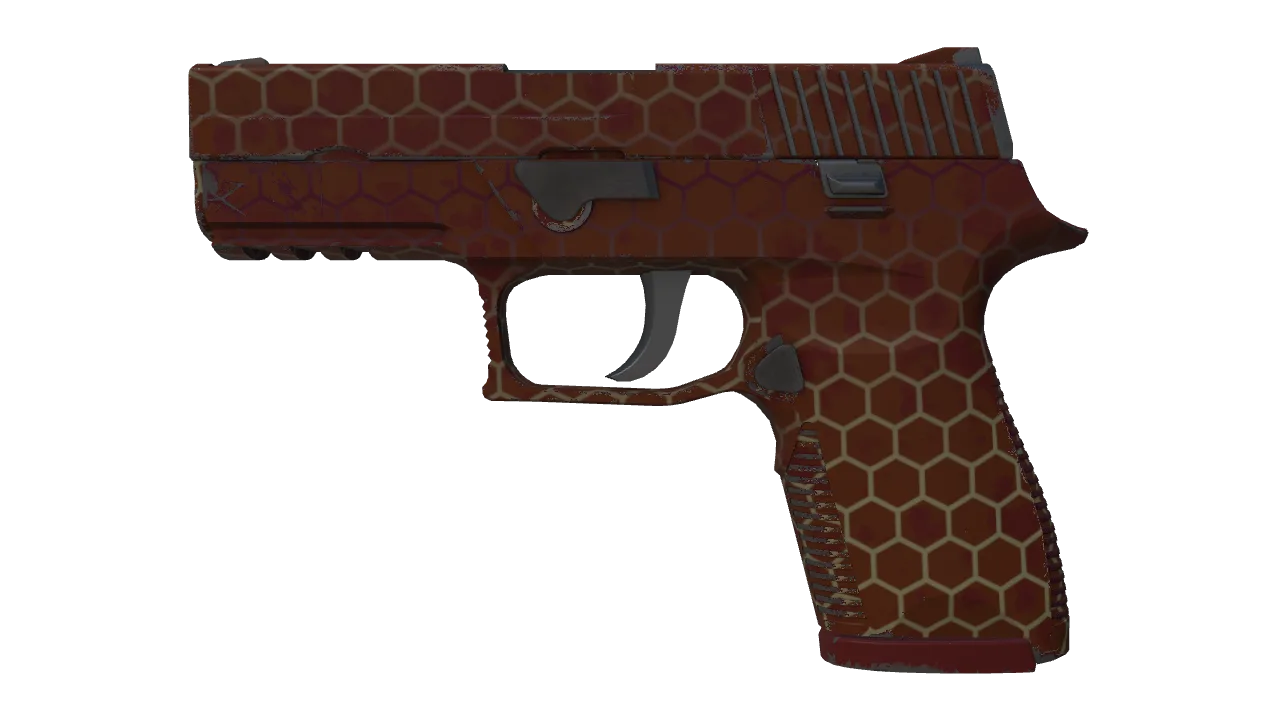P250 | Hive (Minimal Wear) — Dust II light, front