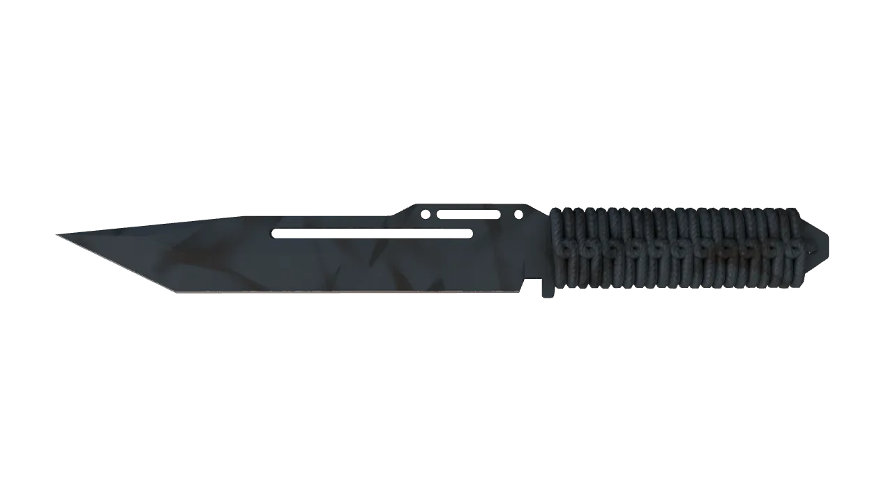 ★ Paracord Knife | Night Stripe (Factory New) — Dust II light, front