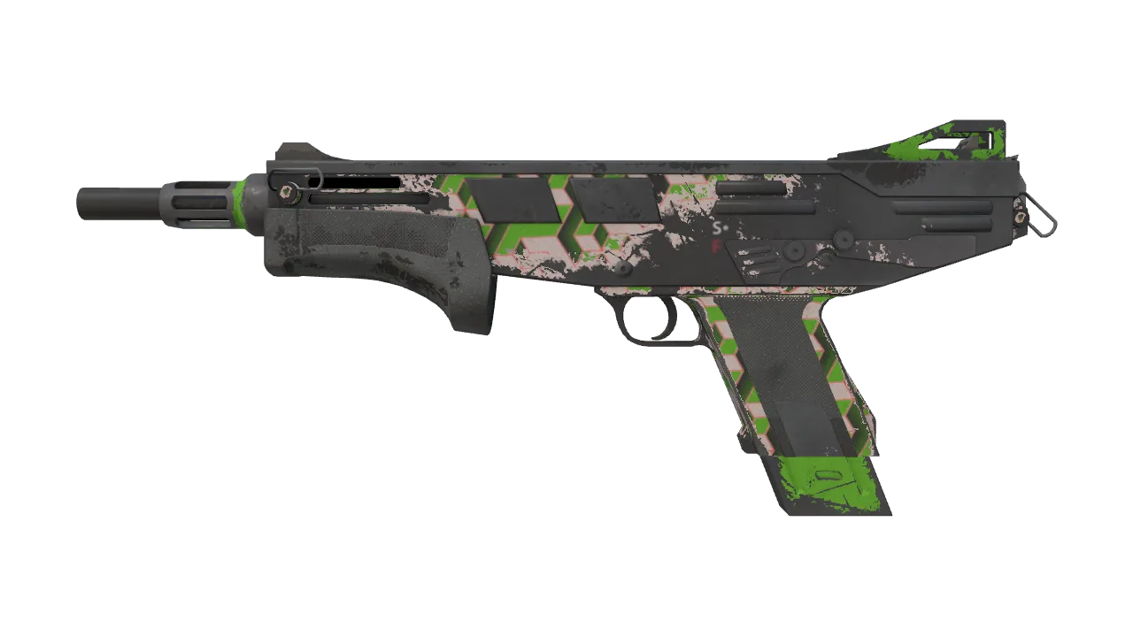 MAG-7 | Counter Terrace (Well-Worn) — Dust II light, front
