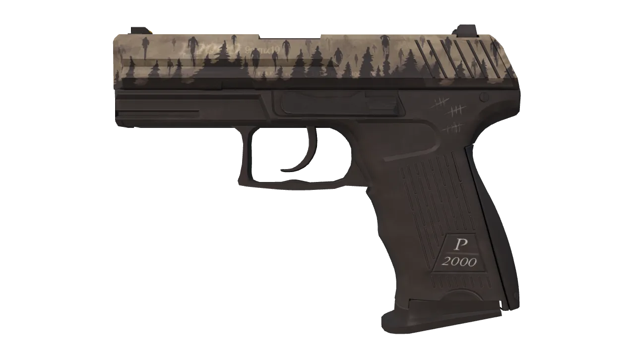 P2000 | Lifted Spirits (Factory New) — Dust II light, front