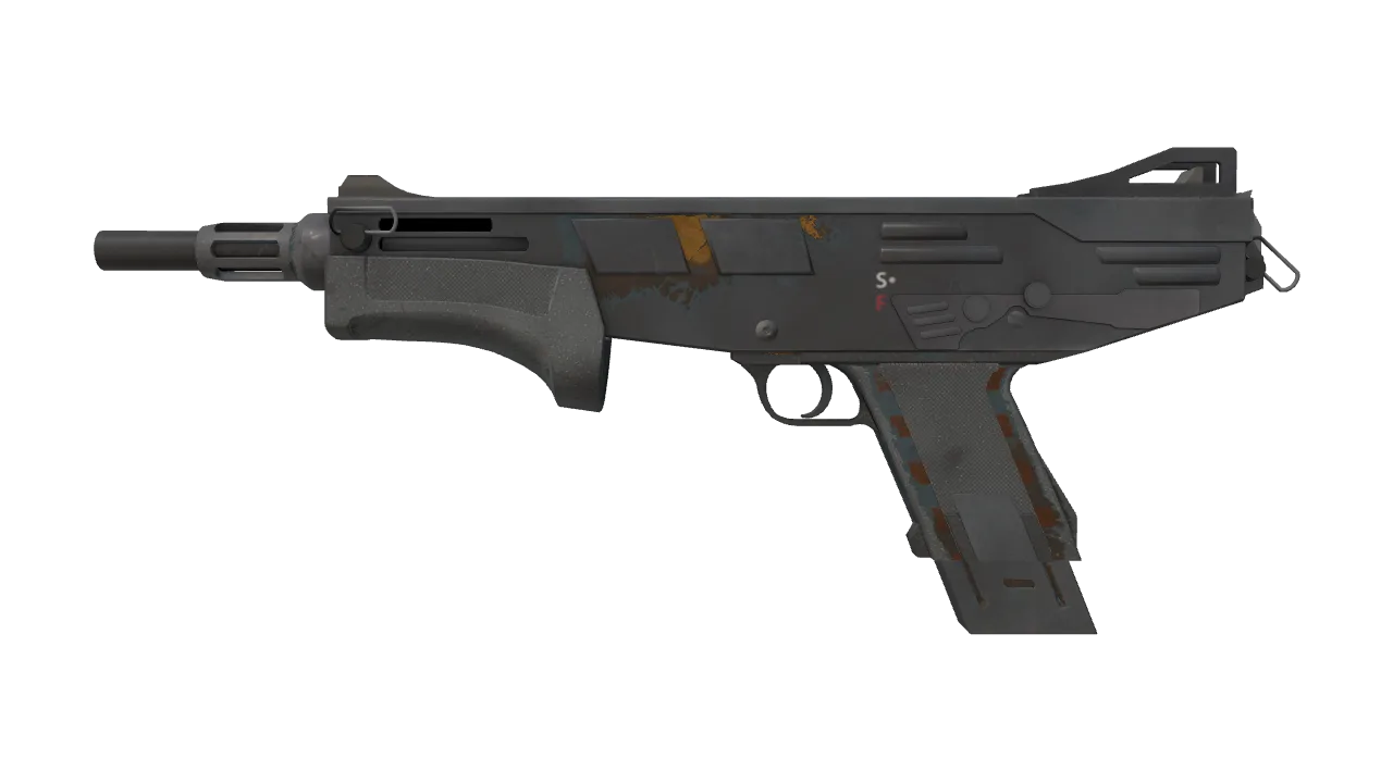 MAG-7 | Irradiated Alert (Battle-Scarred) — Dust II light, front