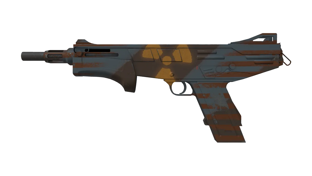 MAG-7 | Irradiated Alert (Factory New) — Dust II light, front