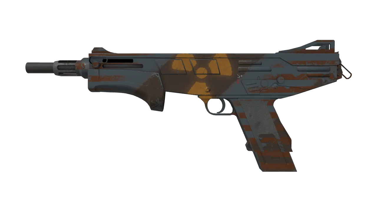 MAG-7 | Irradiated Alert (Minimal Wear) — Dust II light, front