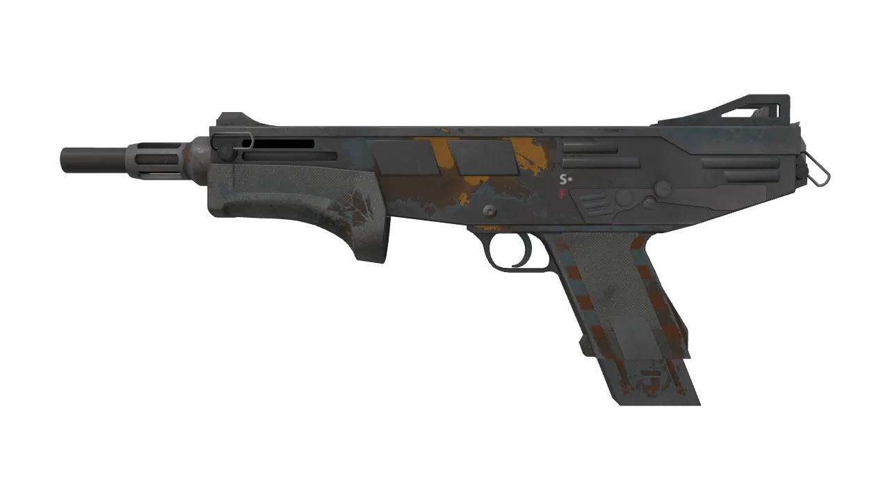 MAG-7 | Irradiated Alert (Well-Worn) — Dust II light, front