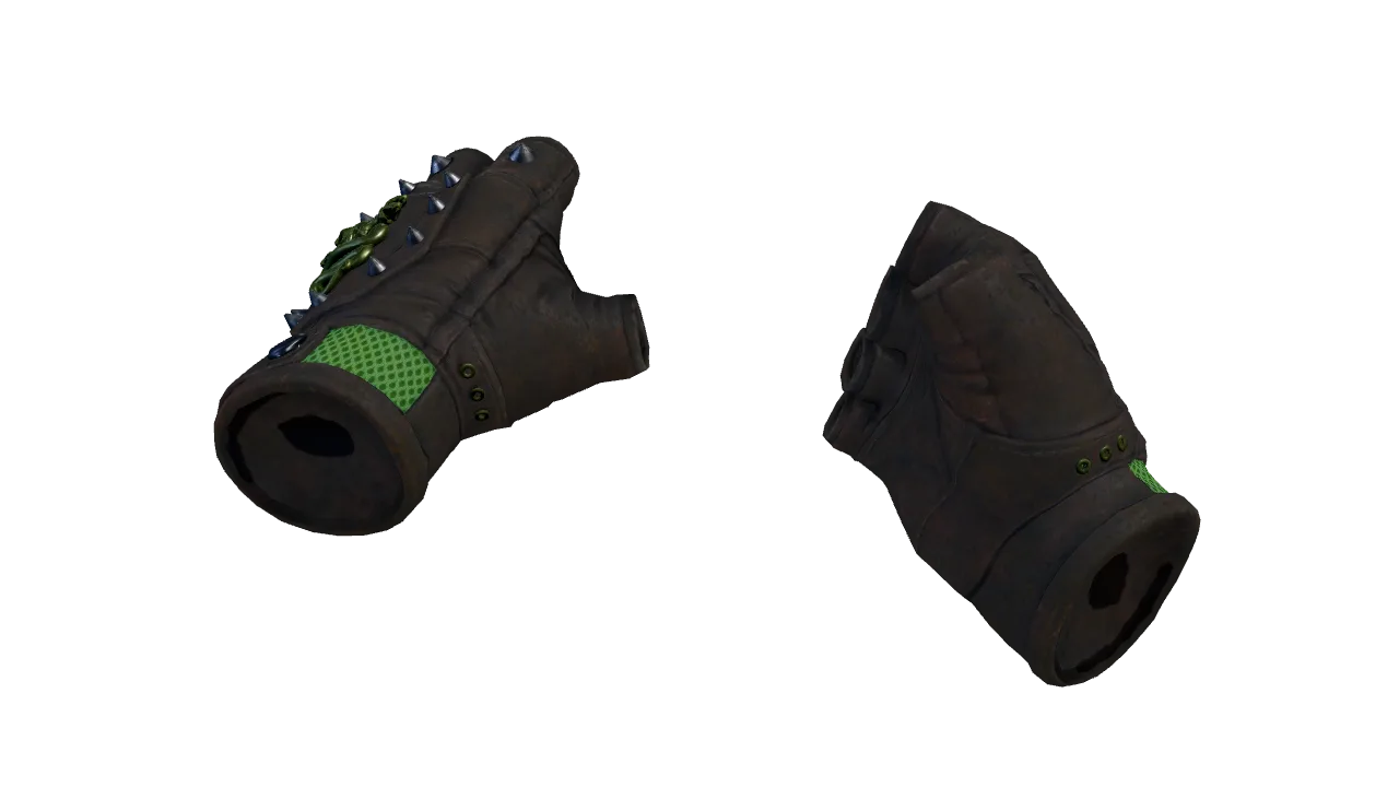 ★ Hydra Gloves | Emerald (Factory New) — Dust II light, front