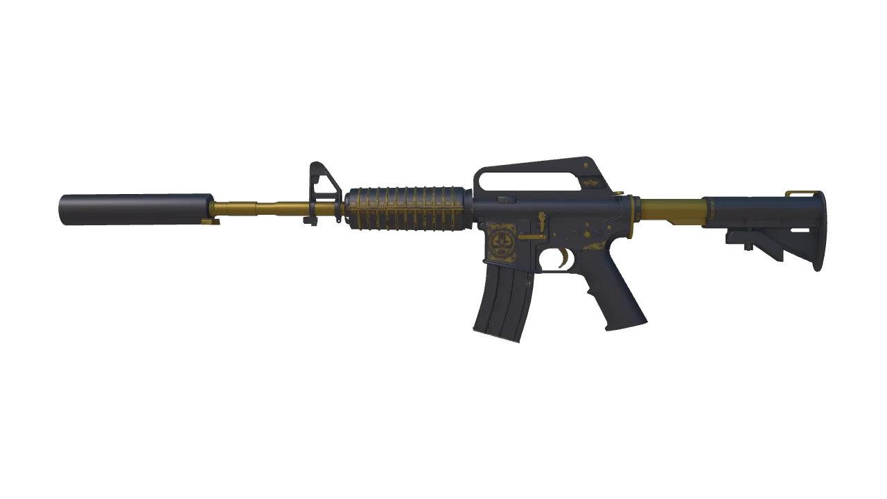 Souvenir M4A1-S | Knight (Minimal Wear) — Dust II light, front