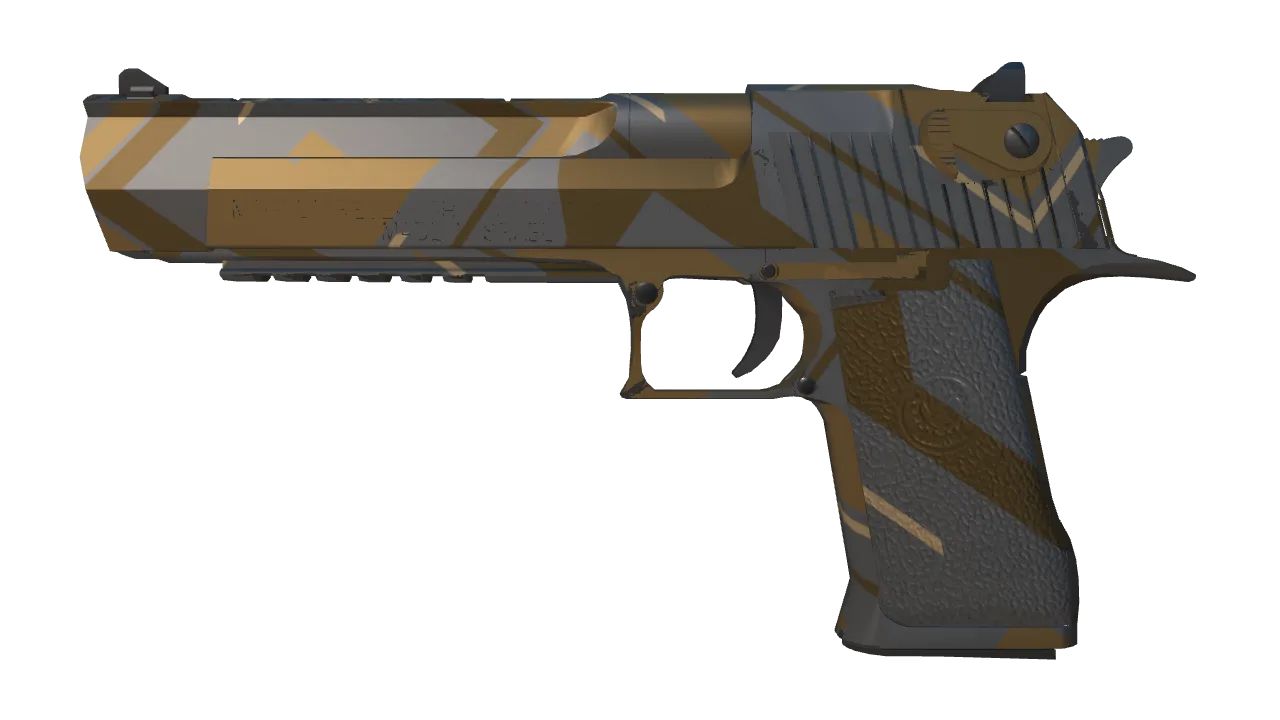 Desert Eagle | Bronze Deco (Factory New) — Dust II light, front