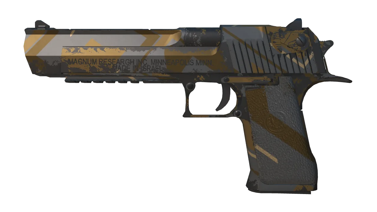 Desert Eagle | Bronze Deco (Field-Tested) — Dust II light, front