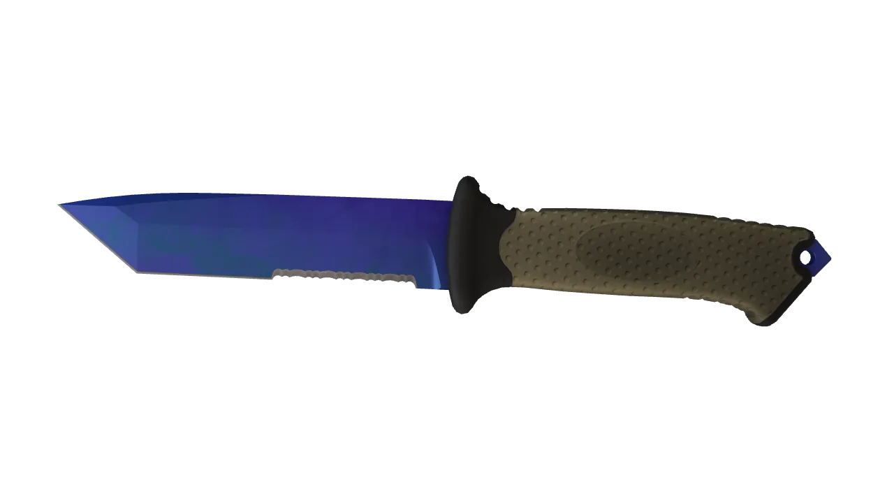 Ursus Knife | Doppler (Sapphire) seed #129, front