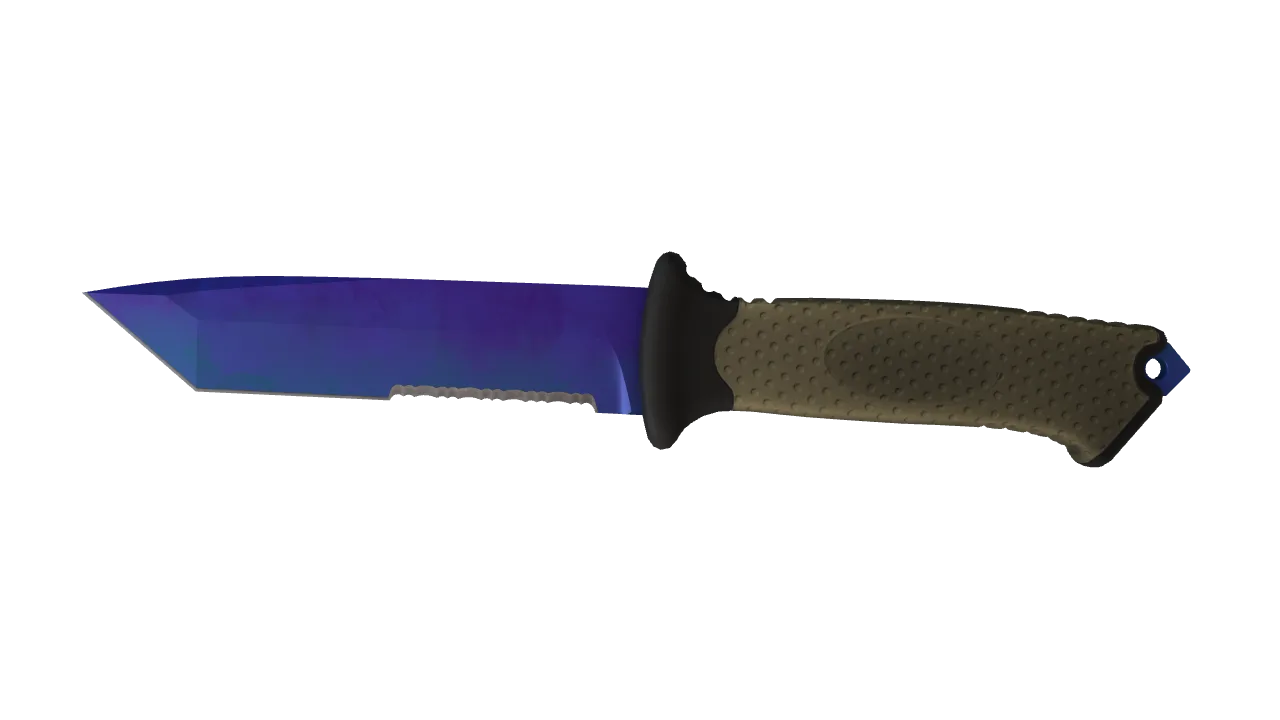 Ursus Knife | Doppler (Sapphire) seed #288, front