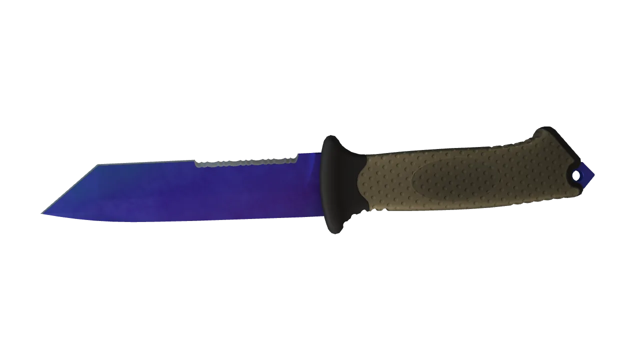 Ursus Knife | Doppler (Sapphire) seed #306, back