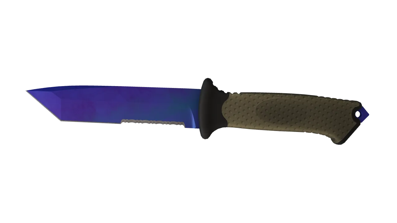 Ursus Knife | Doppler (Sapphire) seed #306, front