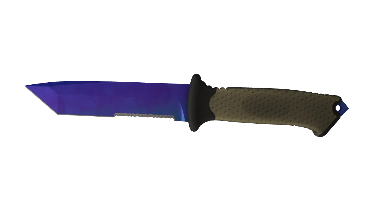 Ursus Knife | Doppler (Sapphire) seed #330, front