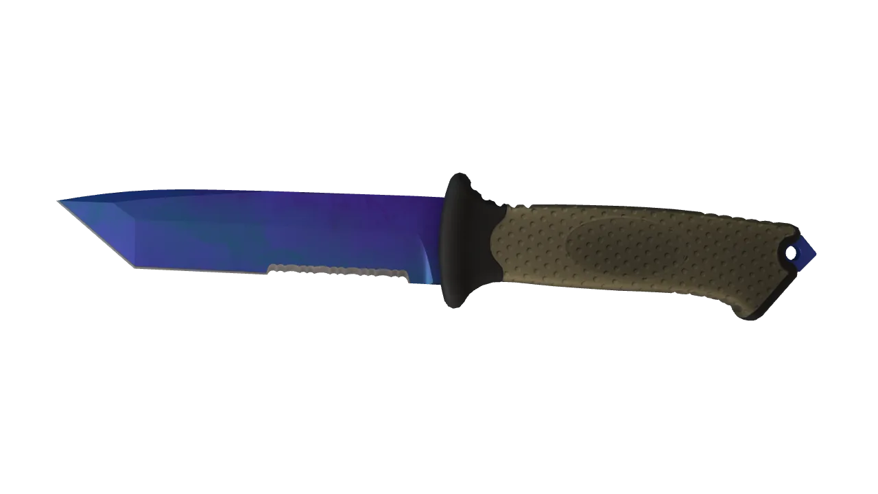 Ursus Knife | Doppler (Sapphire) seed #391, front
