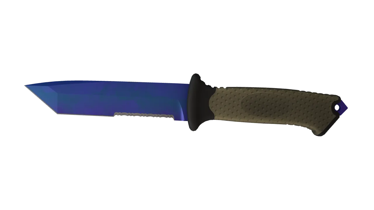 Ursus Knife | Doppler (Sapphire) seed #412, front