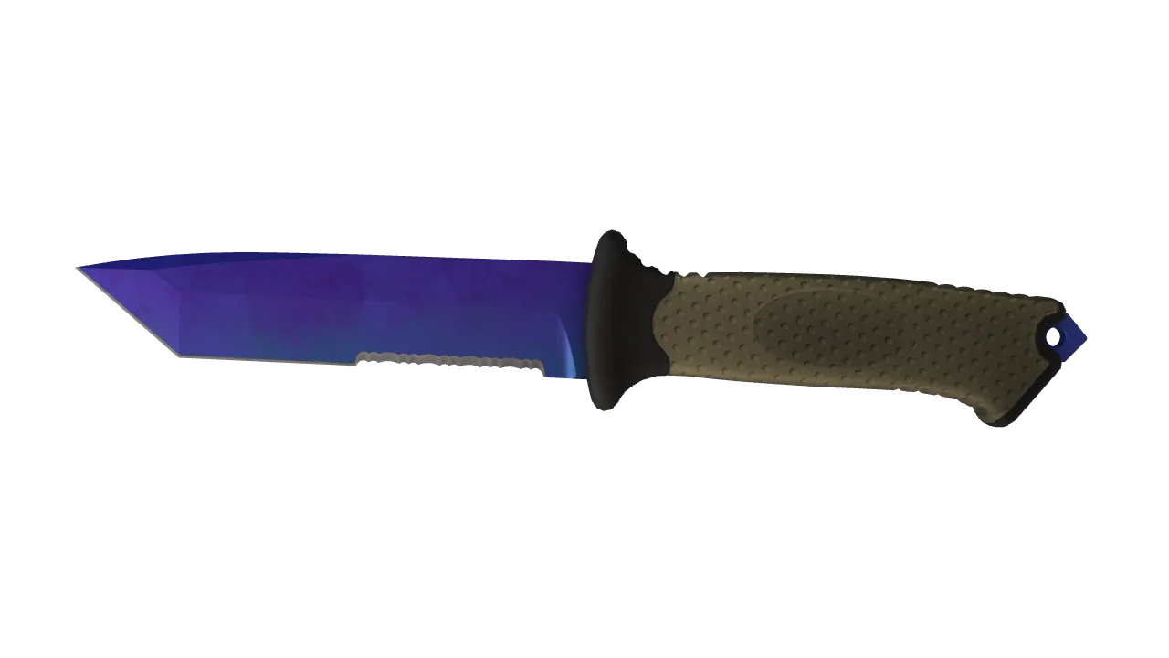 Ursus Knife | Doppler (Sapphire) seed #417, front