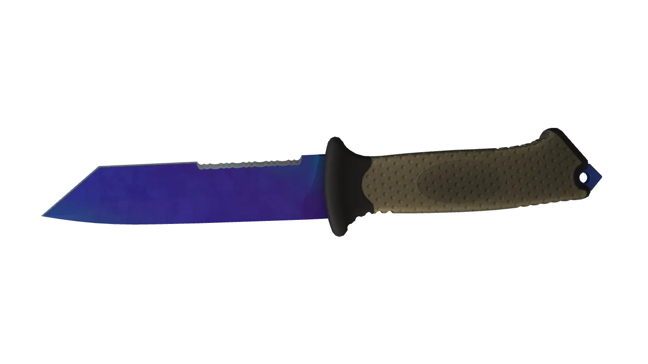 Ursus Knife | Doppler (Sapphire) seed #454, back