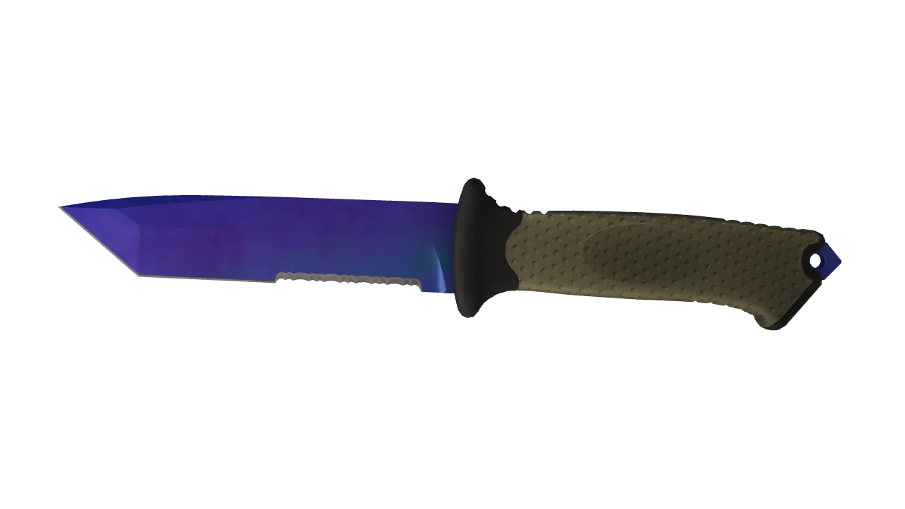 Ursus Knife | Doppler (Sapphire) seed #497, front