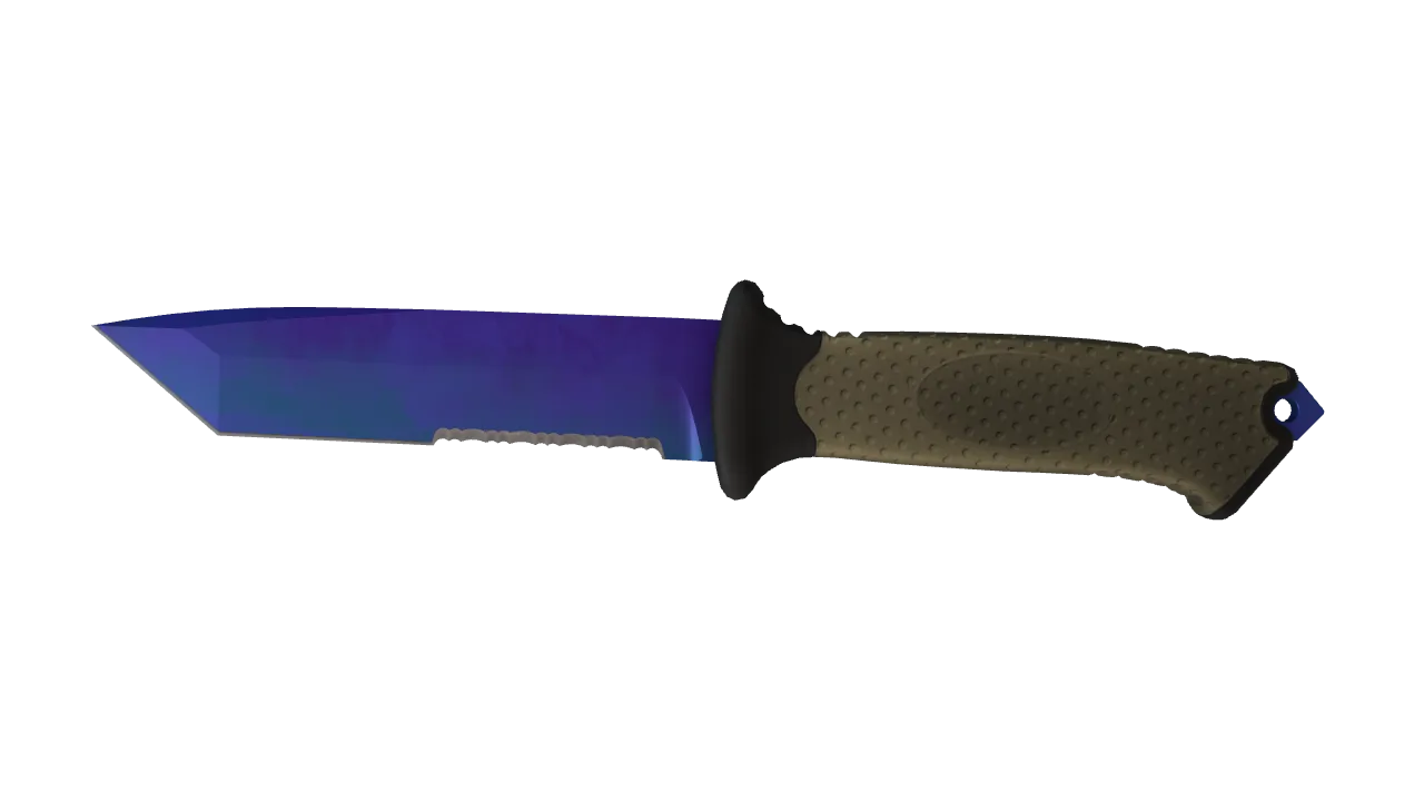 Ursus Knife | Doppler (Sapphire) seed #500, front