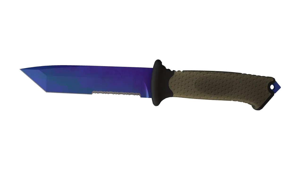 Ursus Knife | Doppler (Sapphire) seed #563, front