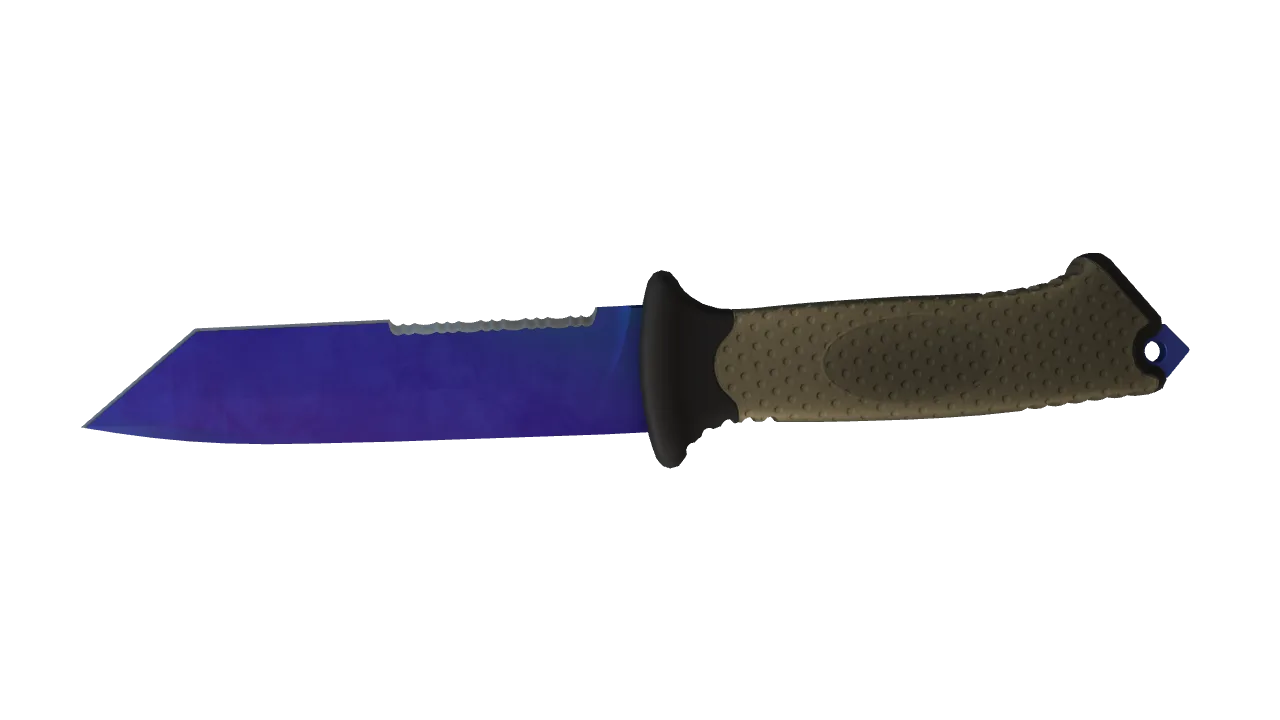 Ursus Knife | Doppler (Sapphire) seed #565, back